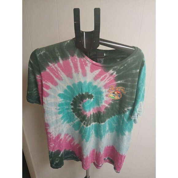 Brew Thru Outer Banks Coolest Convenience Store Tie Dyed T-shirt Size XL - Picture 1 of 7